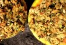 Roasted stuffed winter squash