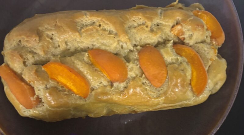 Apricots, and the easiest tahini bread ever