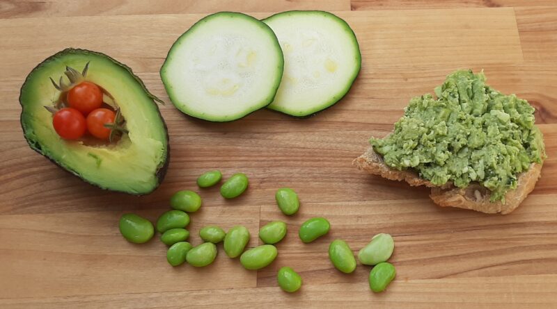 Edamame toast topper
